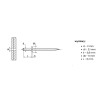 Nit zrywalny 3x6 mm DIN 7337 A2/304 | Hurtownia stal nierdzewna Polska