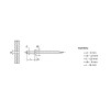 Nit zrywalny 3x16 mm DIN 7337 A2/304 | Hurtownia stal nierdzewna Polska