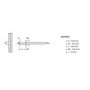 Nit zrywalny 3,2x8 mm DIN 7337 A2/304 | Hurtownia stal nierdzewna Polska