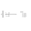 Nit zrywalny 3,2x10 mm DIN 7337 A2/304 | Hurtownia stal nierdzewna Polska