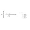 Nit zrywalny 4x6 mm DIN 7337 A2/304 | Hurtownia stal nierdzewna Polska