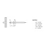 Nit zrywalny 4x8 mm DIN 7337 A2/304 | Hurtownia stal nierdzewna Polska