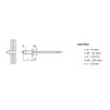 Nit zrywalny 4x10 mm DIN 7337 A2/304 | Hurtownia stal nierdzewna Polska