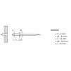 Nit zrywalny 4x12 mm DIN 7337 A2/304 | Hurtownia stal nierdzewna Polska