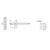 Nit zrywalny 4x14 mm DIN 7337 A2/304 | Hurtownia stal nierdzewna Polska