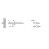 Nit zrywalny 5x8 mm DIN 7337 A2/304 | Hurtownia stal nierdzewna Polska
