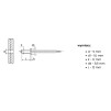 Nit zrywalny 5x12 mm DIN 7337 A2/304 | Hurtownia stal nierdzewna Polska