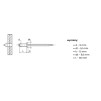 Nit zrywalny 5x30 mm DIN 7337 A2/304 | Hurtownia stal nierdzewna Polska