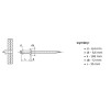 Nit zrywalny 6,4x25 mm DIN 7337 A2/304 | Hurtownia stal nierdzewna Polska