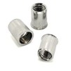 Nitonakrętka M6 9314 Mini z Kołnierzem – A2/304 Chromoniklowa