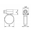 Obejma ślimakowa W4 40–60 mm A2/304 | Stal nierdzewna | Hurtownia Polska