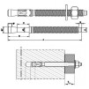 Kotwa Pierścieniowa M10x70 mm – Nierdzewna A2/304, Do Betonu