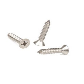 Blachowkręt z łbem stożkowym nierdzewne A2/304 DIN 7982 3,5x22