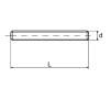 Pręt Gwintowany DIN 976 M24x1000 – Nierdzewny A2/304