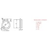 DIN 471 20mm Pierścień osadczy (Segera) chromoniklowy A2/304