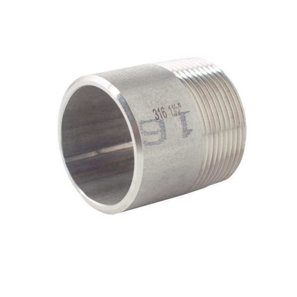 Nypel 1/2" A4/316 Jednostronny – Gwint Kwasoodporny | Stal Nierdzewna