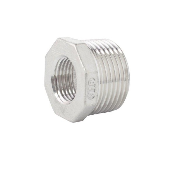 Redukcja gwintowana 3/4"x3/8" GZ/GW A4/316 kwasoodporna – Nierdzewna