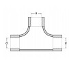Trójnik Redukcyjny nierdzewny 3/4"x1/2" Wewnętrzny A4/316 – Kwasoodporny