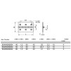 Zawias nierdzewny A2 60x40x1,5 mm – 8049 C | Uniwersalny zawias inox