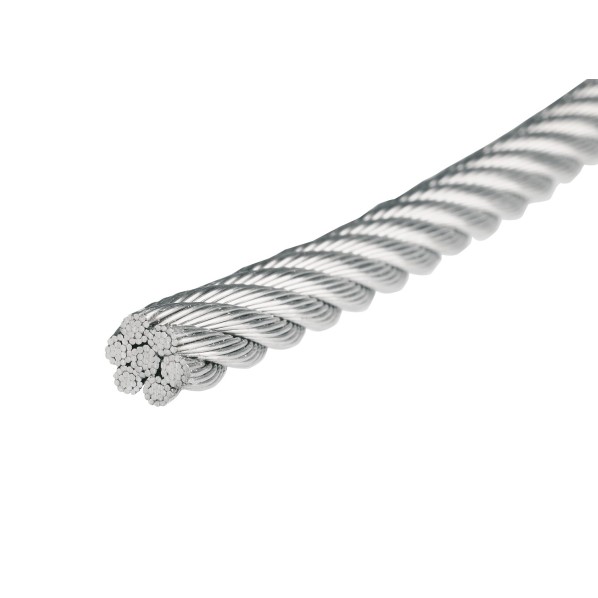 Lina stalowa twarda 12mm A4 1x19 – kwasoodporna
