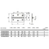 Zawias nierdzewny A2 50x80x1,5 mm – 8049 F | Wytrzymały zawias inox