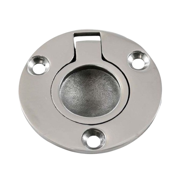 Podnośnik denny okrągły chromoniklowe 50 mm – stal kwasoodporna A4/316 | Model 8441