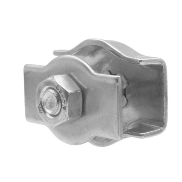 Zacisk siodełkowy do liny 5 mm – stal kwasoodporna A4/316 | Model 8330
