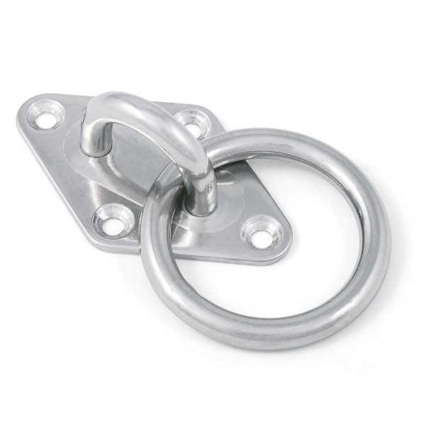 Ucho pokładowe 80x50 mm – stal nierdzewna A2/304 | Model 8265