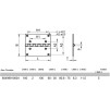 Zawias nierdzewny A2 100x80x1,5 mm – 8049 P | Duży zawias inox