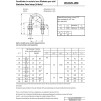 Obejma cybant M10 DN40/52 mm nierdzewna A2/304 – model 3570