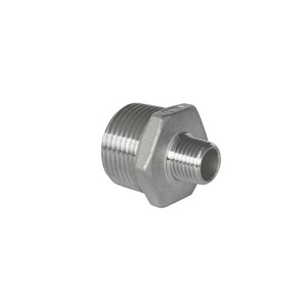 Nypel redukcyjny 1/2"x1/8" GZ/GZ kwasoodporny A4/316 – Sklep