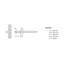 Nit zrywalny 6,4x16 mm DIN 7337 A2/304 | Hurtownia stal nierdzewna Polska