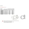 Szekla Omega 4 mm – stal nierdzewna A4/316 | Model 8260