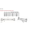 Ściągacz wantowy M6 widełki/widełki sztywny – stal kwasoodporna A4/316 | Model 8245
