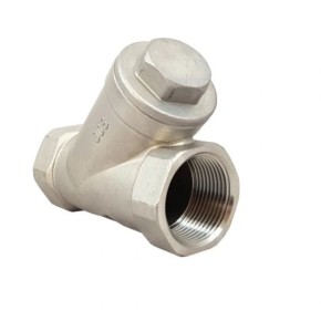 Zawór zwrotny kątowy GG 3/4" A4/316 | Kwasoodporny nierdzewny