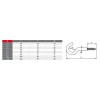 DIN 8706 6x80mm Śruba hakowa nierdzewna A2/304