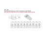 Zawias 75x38x4 mm – stal kwasoodporna A4/316 | Model 8234 B  Meta opis: