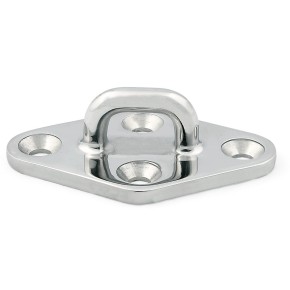 Uchwyt oczkowy 100x60 mm – stal nierdzewna A2/304 | Model 8223